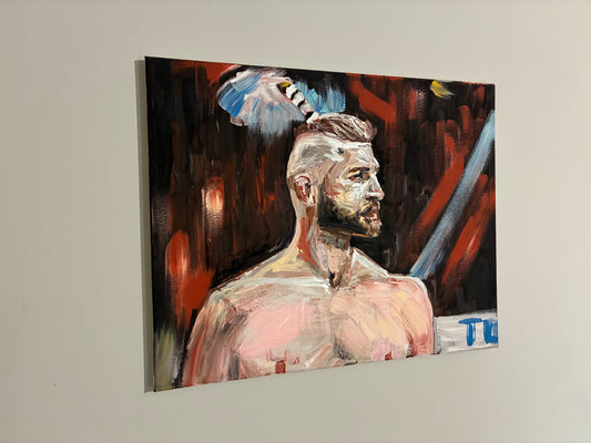 Jiri Prochazka Mixed Media Portrait