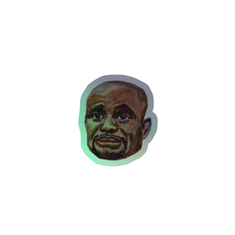 Daniel Cormier UFC Meme Original Art Sticker
