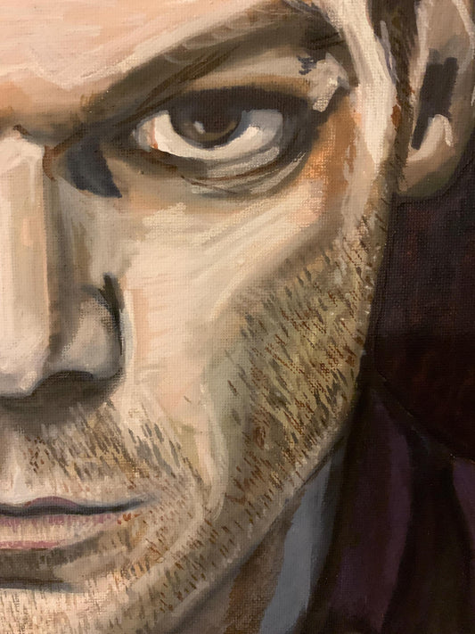 Dexter - “Dark Passenger” Dexter Morgan Promo Original Acrylic Painting | Dexter Canvas Wall Art | Dexter Fanart | Dexter Memorabilia