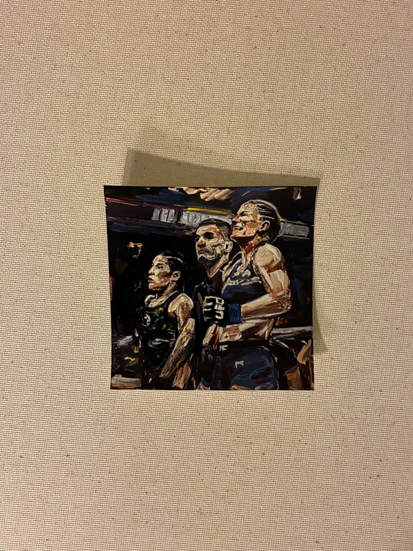 Kayla Harrison Original Art Sticker