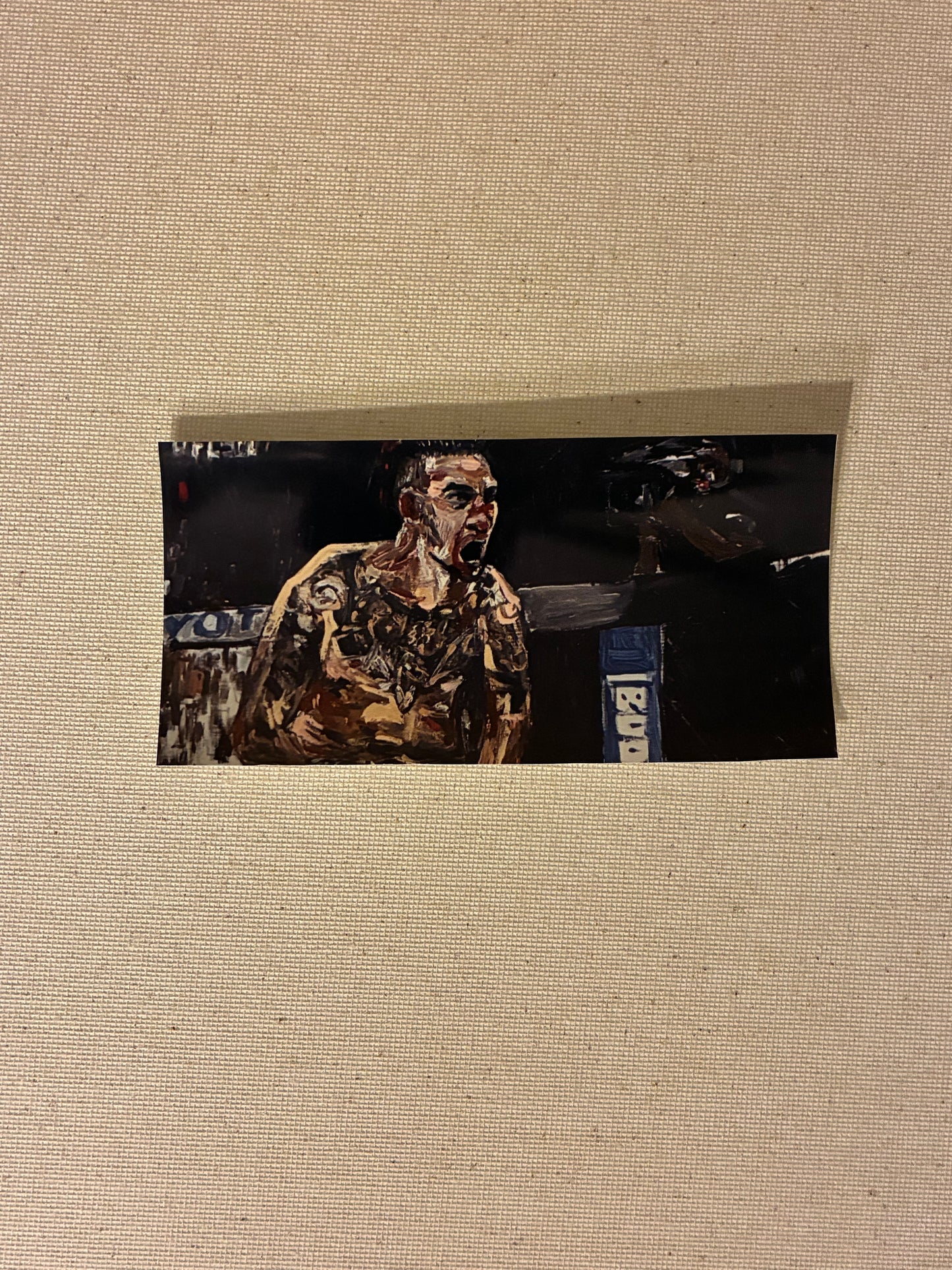 Max Holloway Original Art Sticker