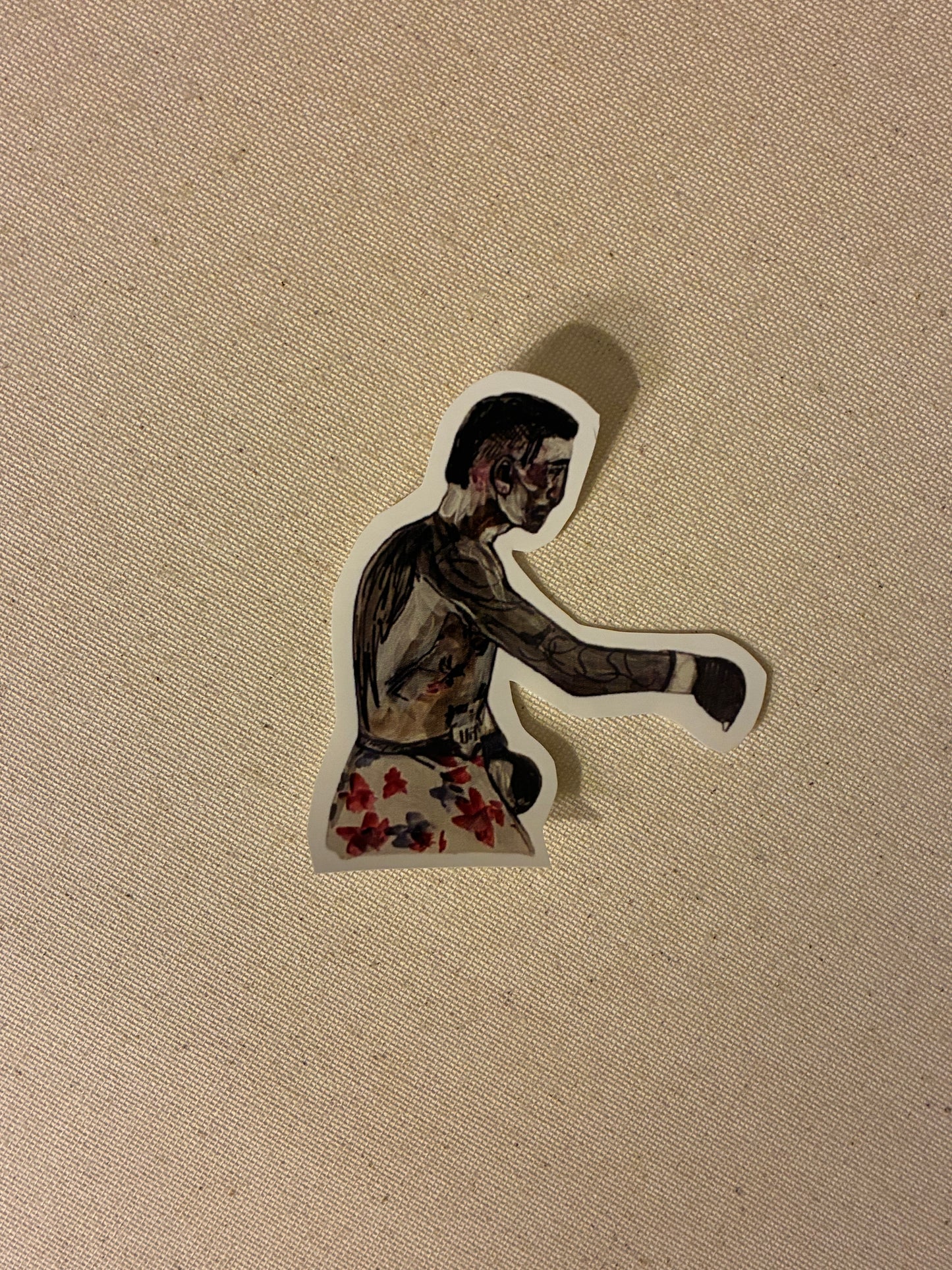 Max Holloway Point Original Art Sticker