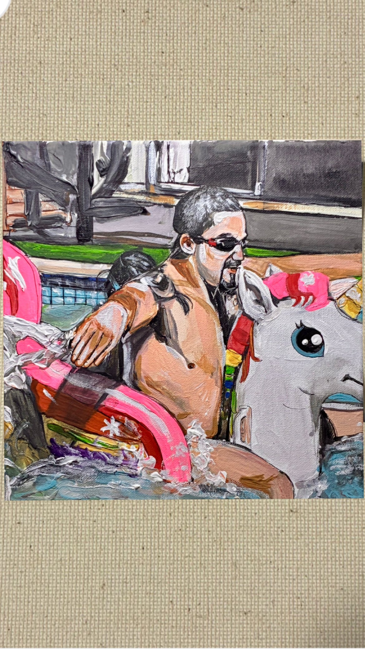 ‘Land, Sea, and Air’ Robert ‘Bobby Knuckles’ Whittaker Original Art Sticker