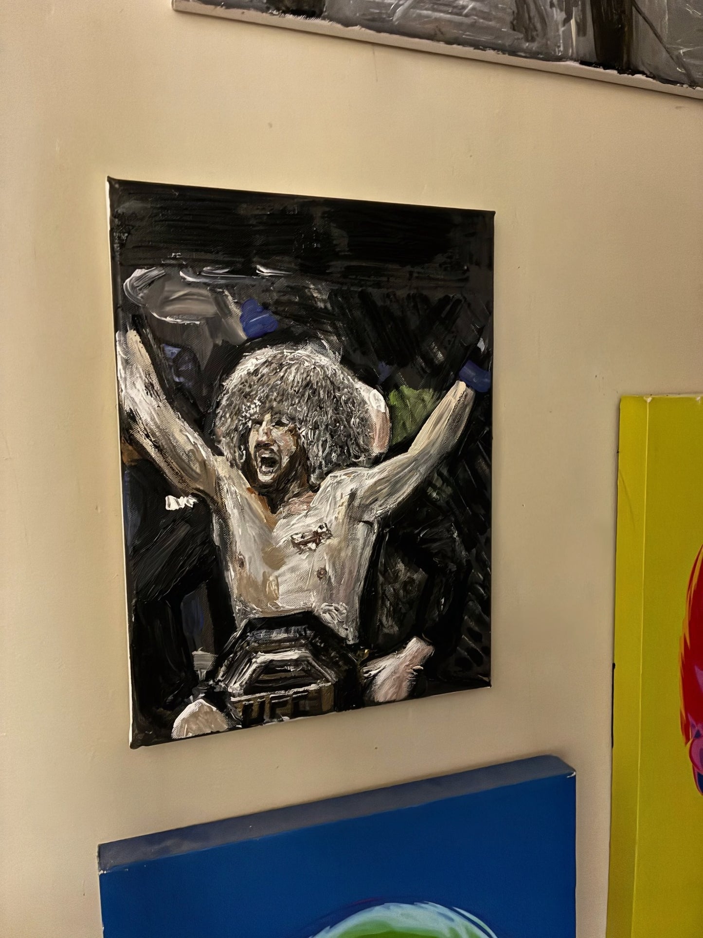 Merab Dvalishvili Original Art Portrait