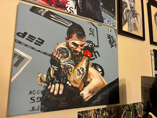 Anthony “Fluffy” Hernandez Original Art Portrait