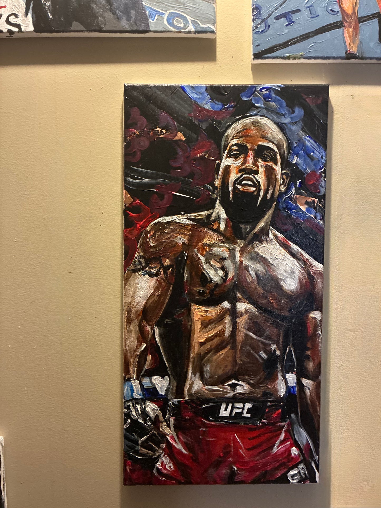 ‘Walk Him’ Bobby King Green Original Portrait