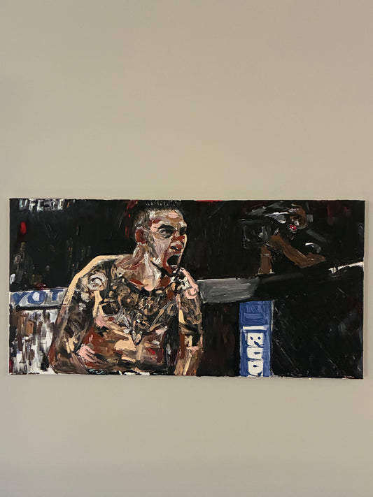 Max Holloway UFC 300 Scream Portrait