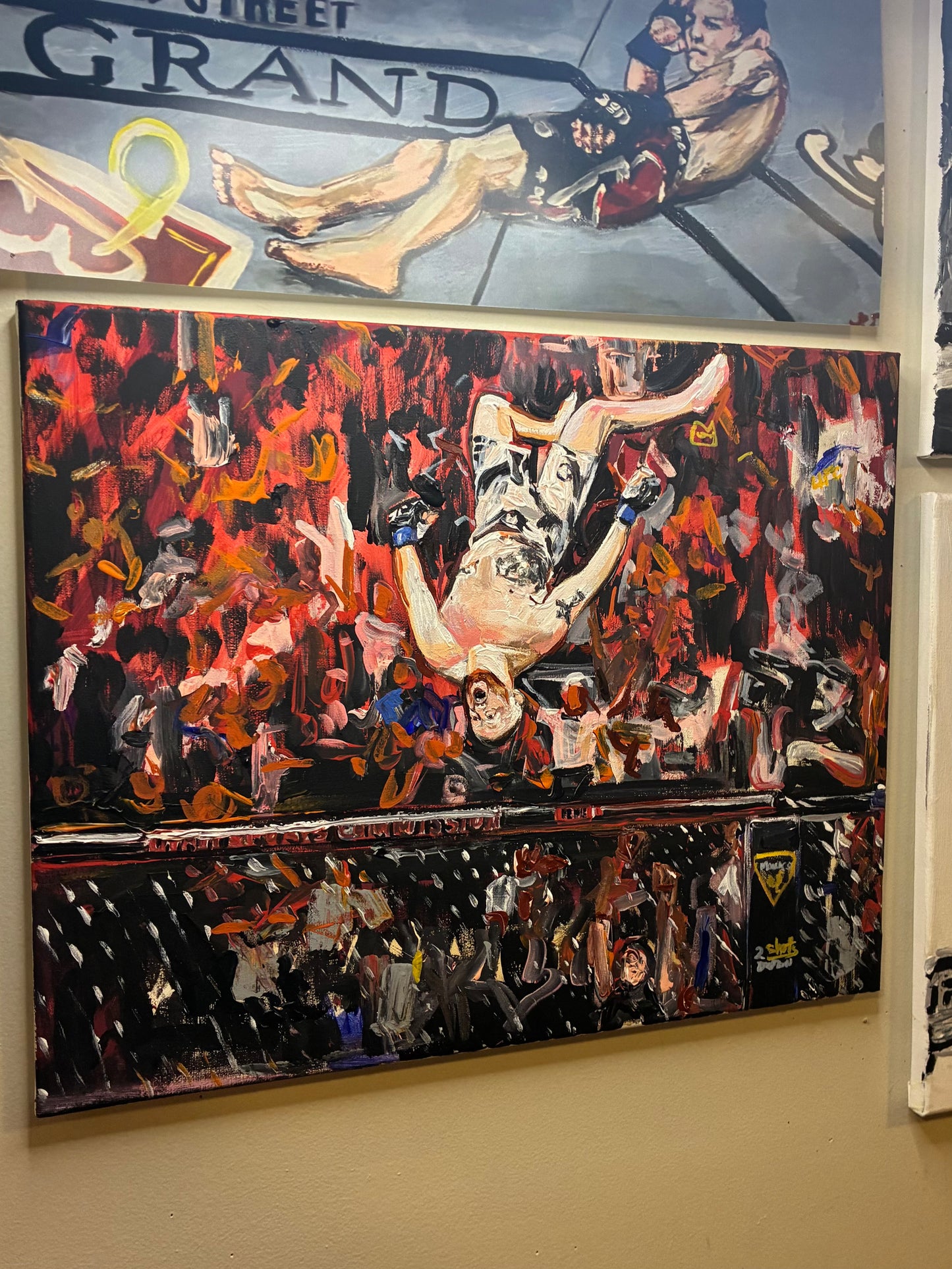 ‘Backflip Gaethje’ Justin Gaethje Original Art Portrait