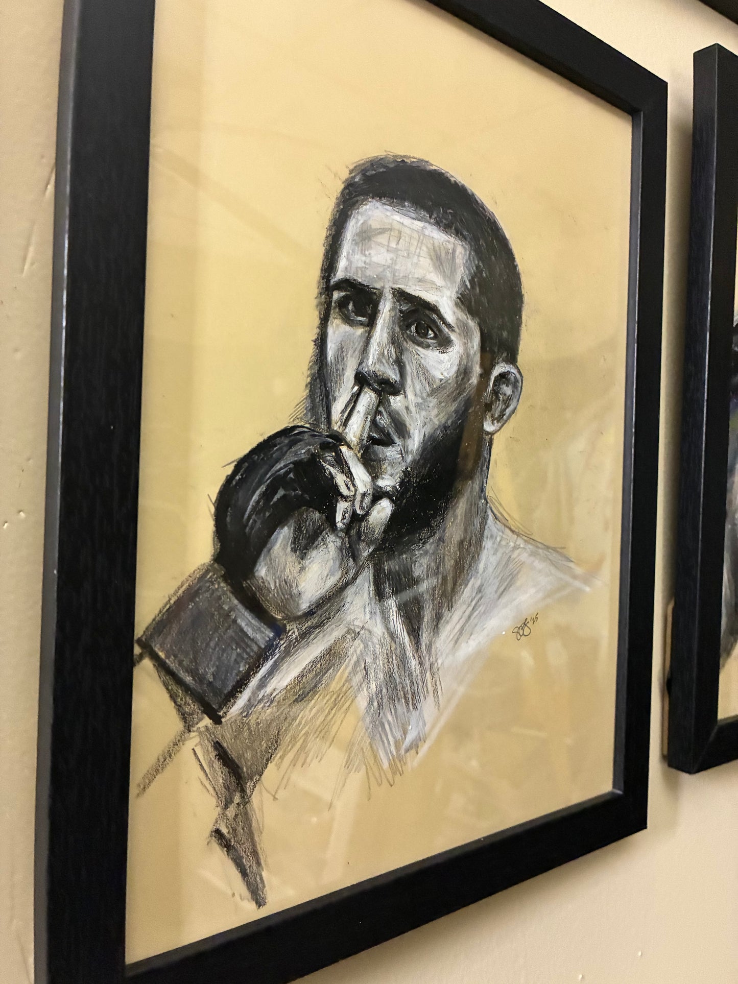 Islam Makhachev Original Art Framed