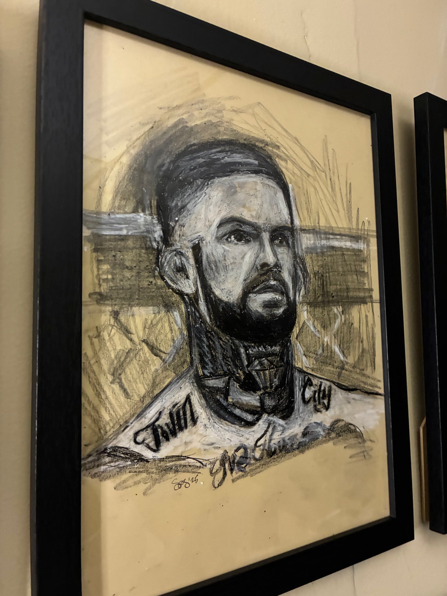Cody Garbrandt Original Art Framed