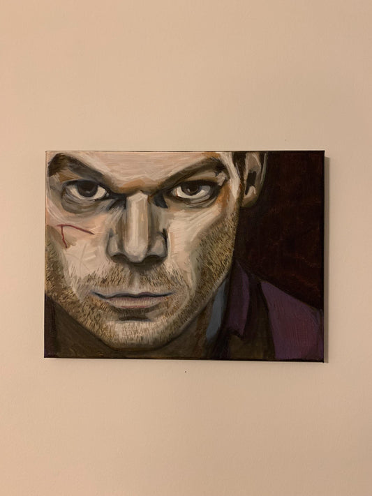 Dexter - “Dark Passenger” Dexter Morgan Promo Original Acrylic Painting | Dexter Canvas Wall Art | Dexter Fanart | Dexter Memorabilia