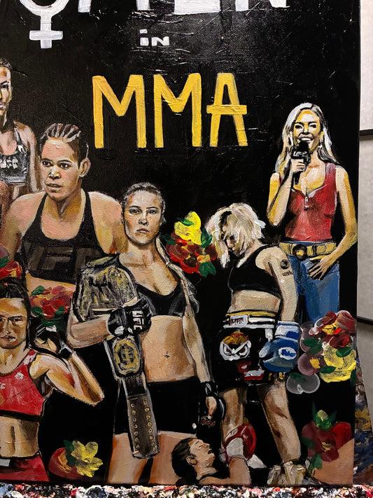 ‘Women of MMA’ original art piece
