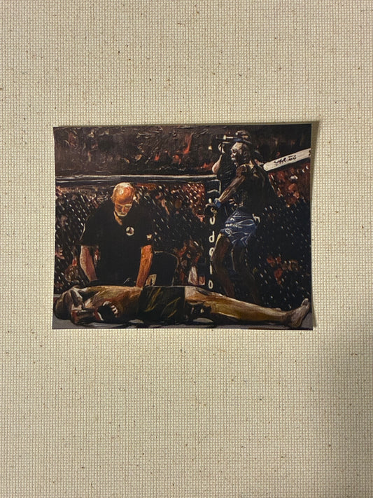 Israel Adesanya KO Pereira Original Sticker