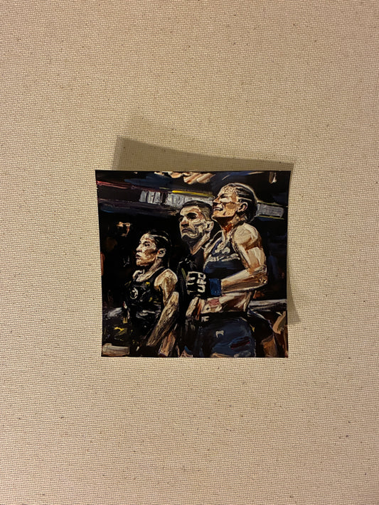 Kayla Harrison Original Art Sticker