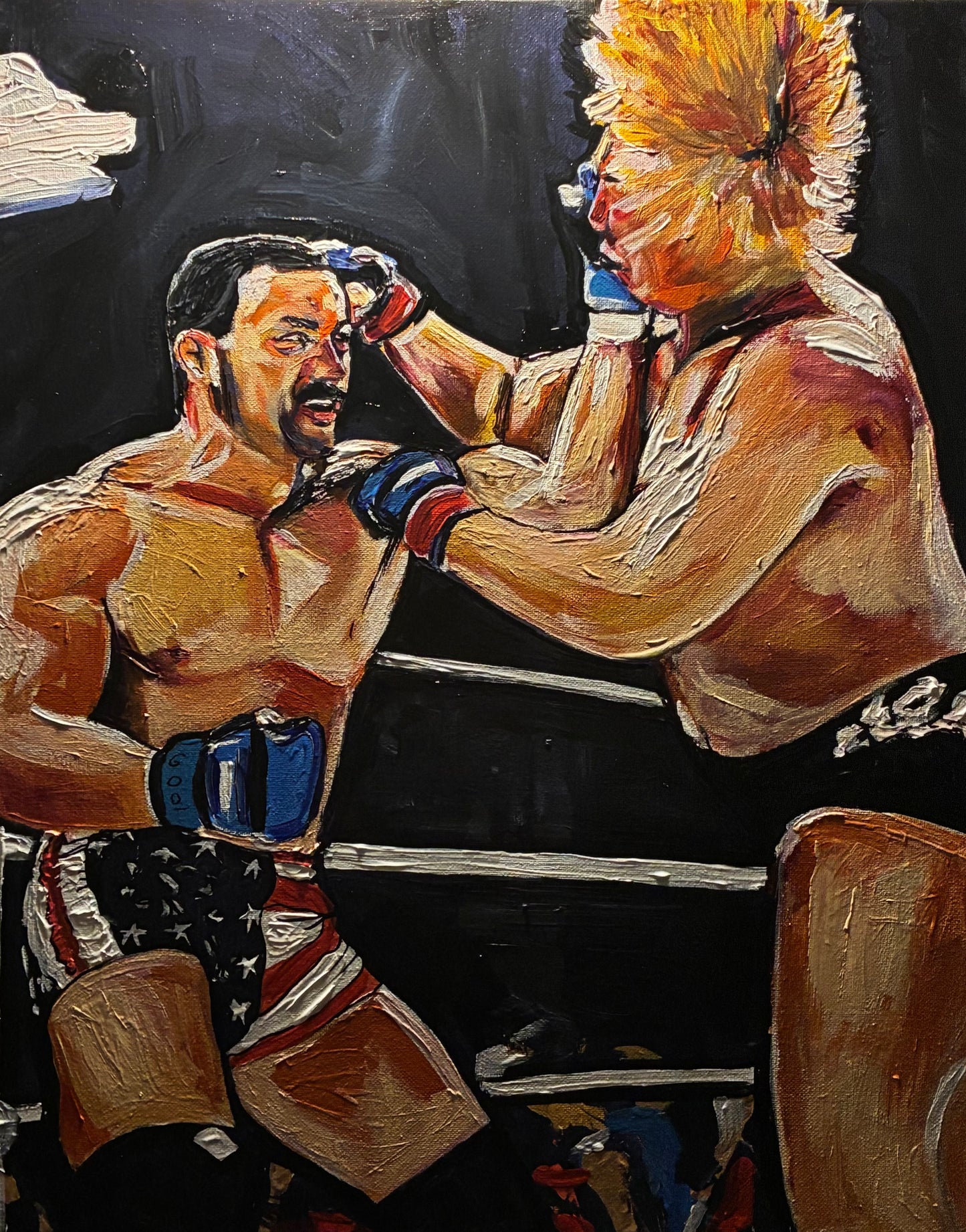 Don Frye vs Yoshihiro Takayama Original Art Poster