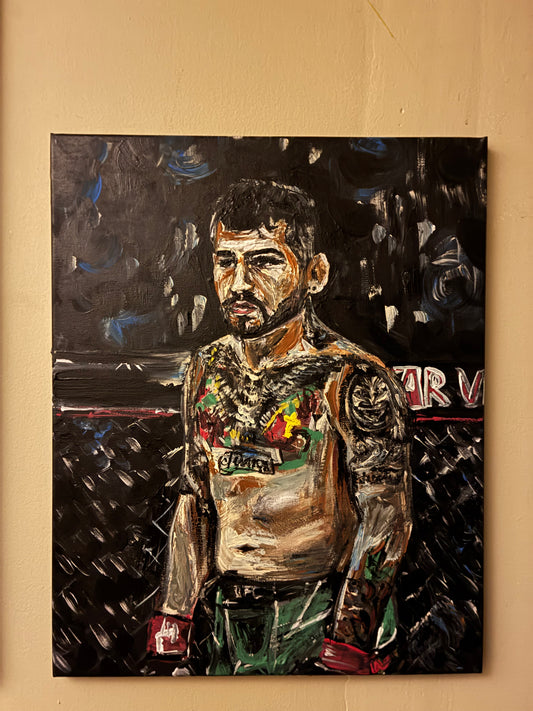 Fluffy Hernandez Original Art Portrait