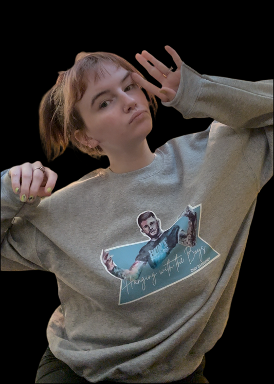 Hanging with the Boys Original Art Sweatshirt