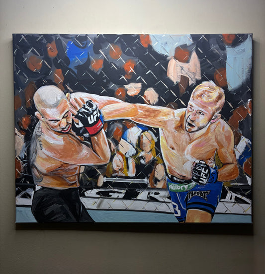 TJ Dillashaw Original Art Portrait