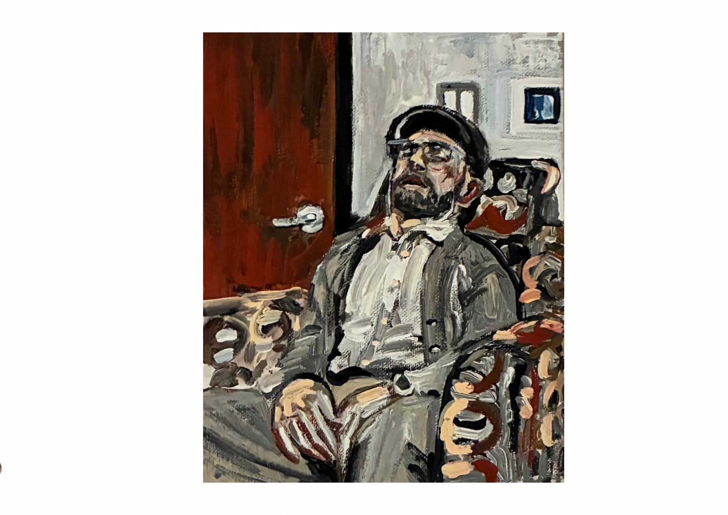 Old Man Volk Original Art Stickers