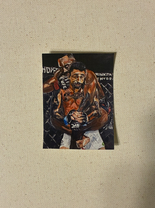 Carlos Prates vs Leon Edwards Original Sticker