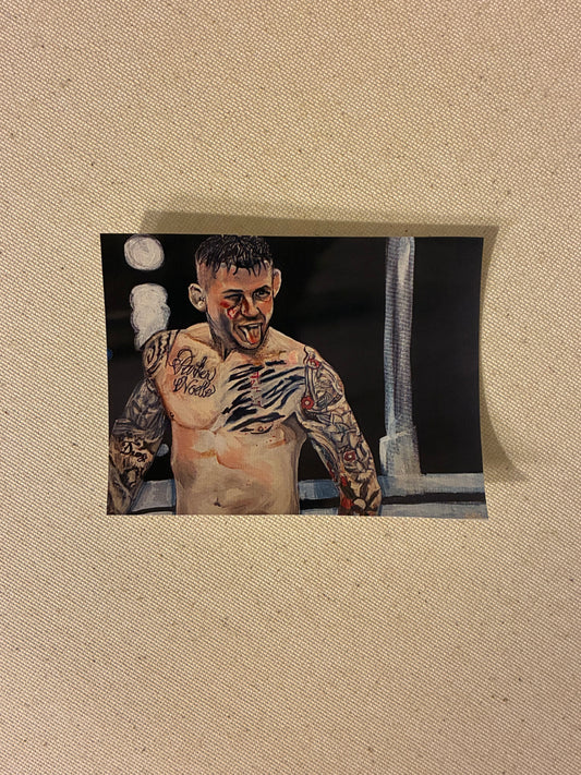 Dustin ‘The Diamond’ Poirier UFC MMA kiss-cut sticker laptop decal