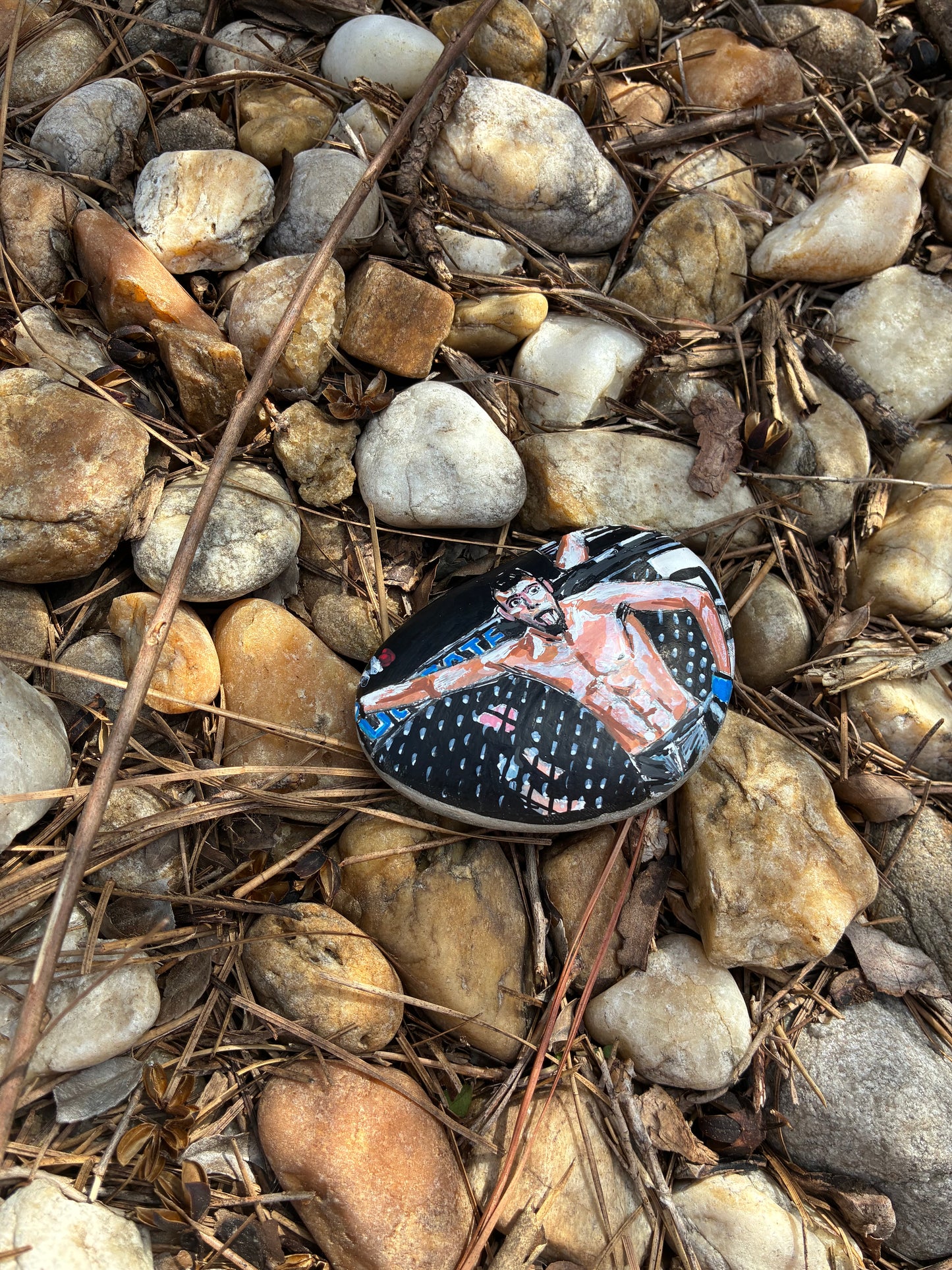 Johnny Walker Handpainted Rock