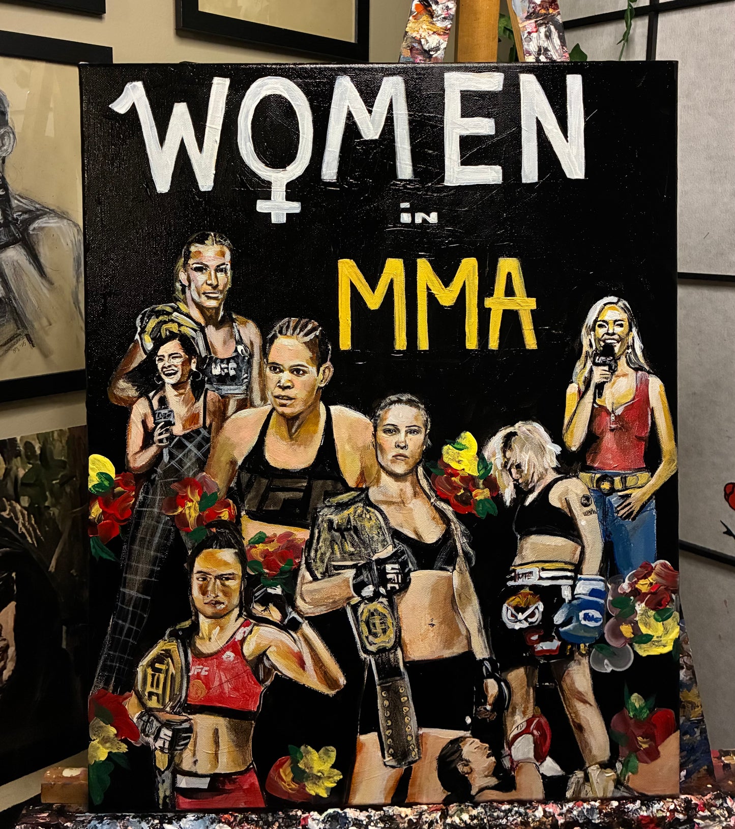 ‘Women of MMA’ original art piece