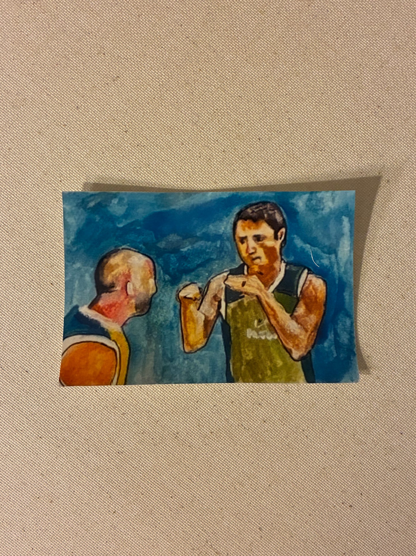 Chael Sonnen ‘I can’t let you get close!’ Ultimate Fighter moment original art sticker