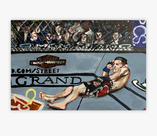 ‘Paint Me Like One of Your French Girls’ Nick Diaz Original Art Poster