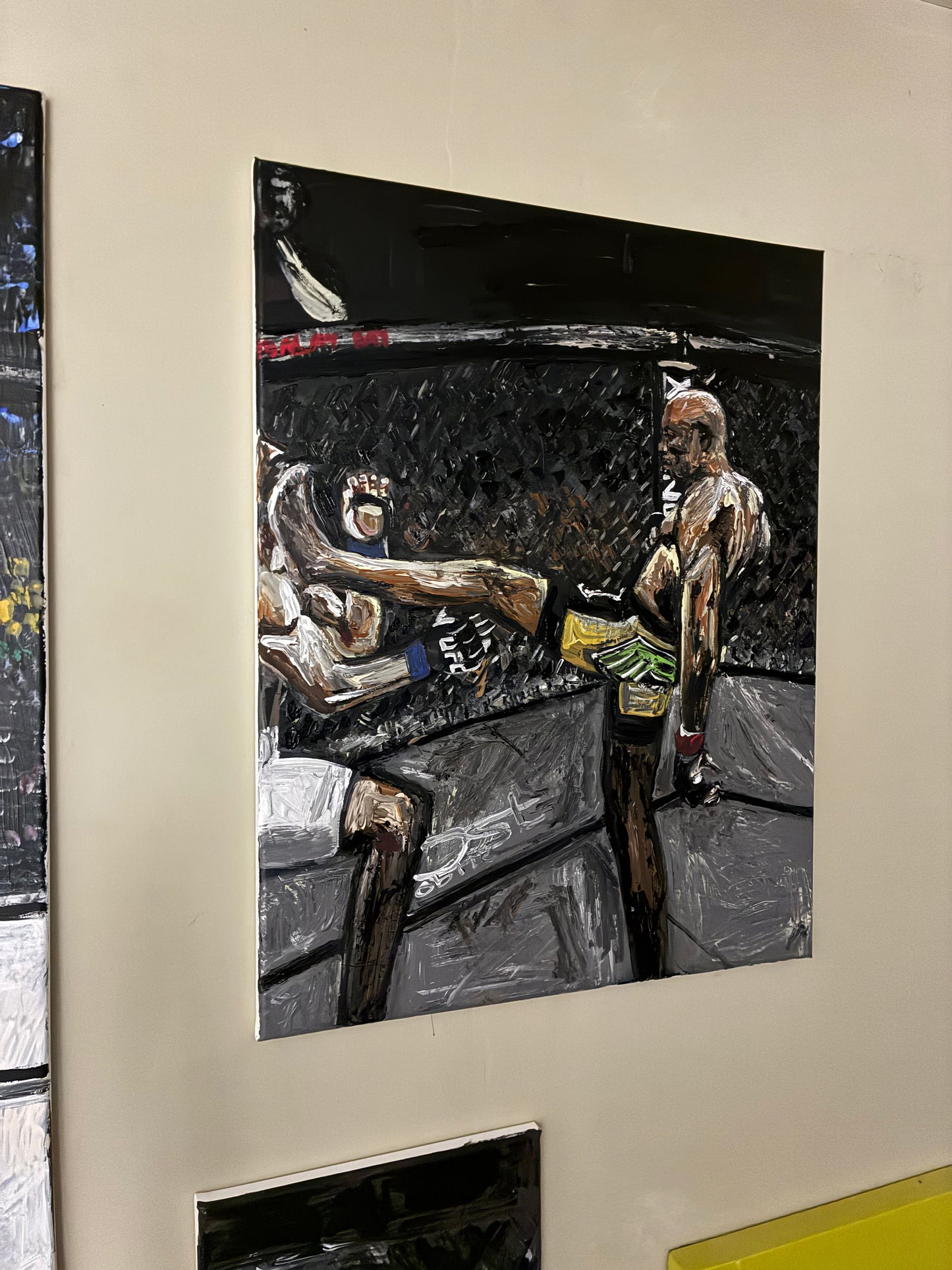 Spider Anderson Silva Original Art Portrait