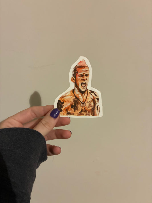 LET ME BANG BRO Julian ‘Let Me Bang’ Lane Original Art Sticker