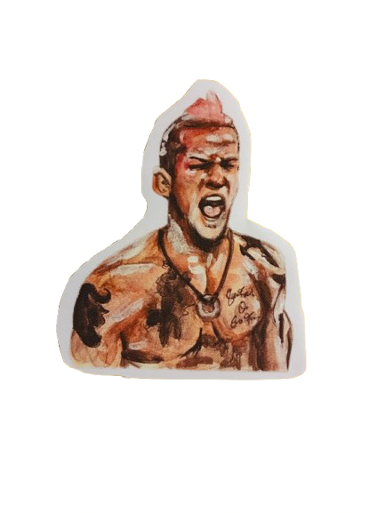 LET ME BANG BRO Julian ‘Let Me Bang’ Lane Original Art Sticker