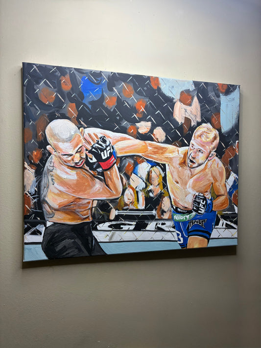 TJ Dillashaw Original Art Portrait