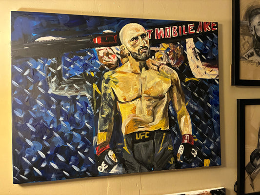 Alexander Volkanovski Original Art Portrait