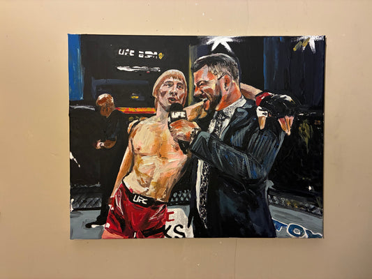 Paddy Pimblett ft Michael Bisping Original Art Portrait