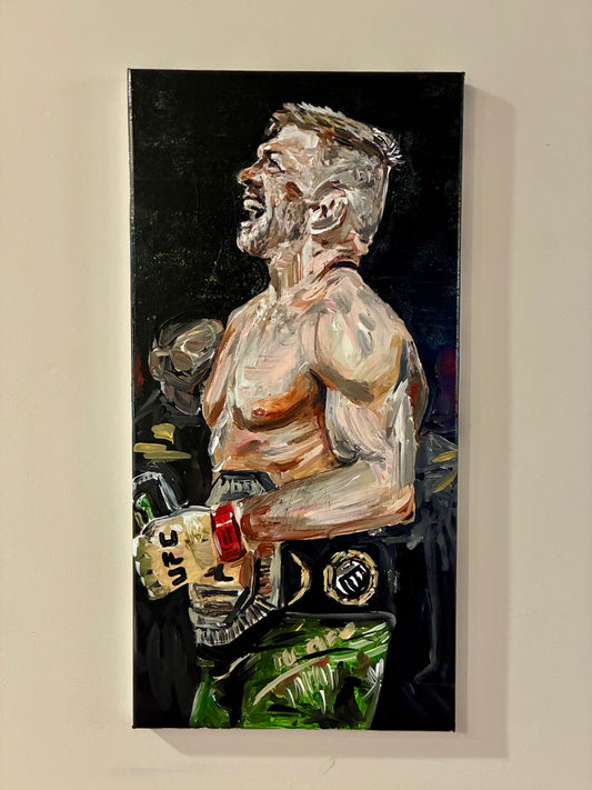 DDP Dricus Du Plessis Champ Original Art Portrait