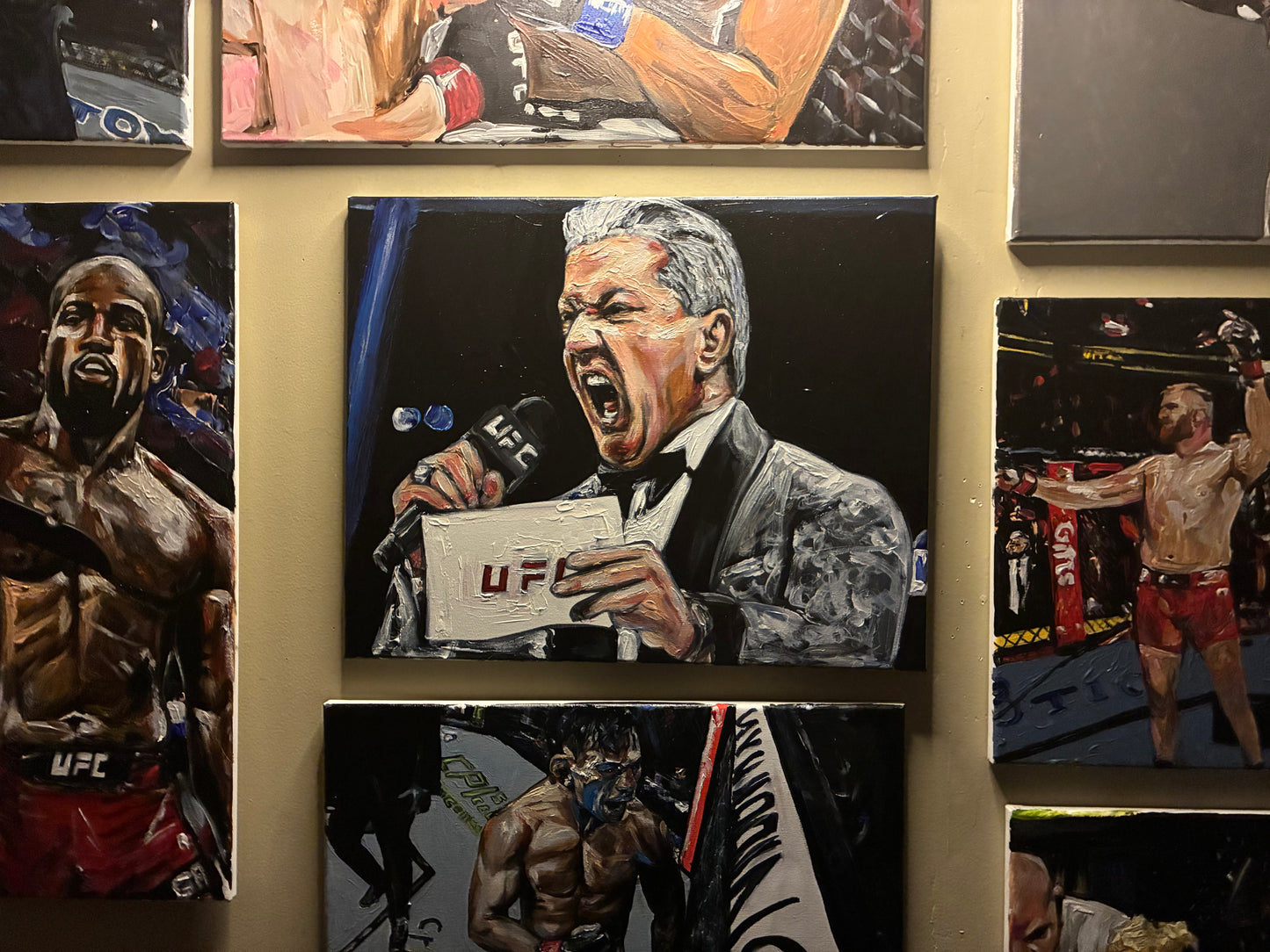 IIIIIIIIIITTSSS Bruce Buffer Original Art