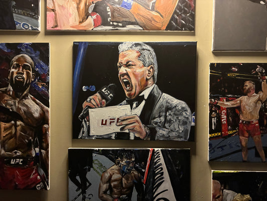 IIIIIIIIIITTSSS Bruce Buffer Original Art