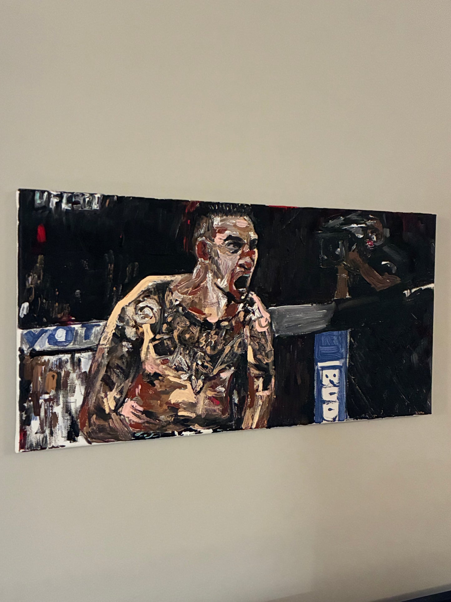 Max Holloway UFC 300 Scream Portrait