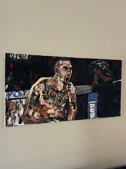 Max Holloway UFC 300 Scream Portrait