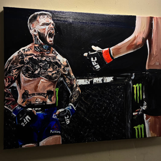 Cody Garbrandt vs Dominick Cruz UFC 207 Original Portrait Art