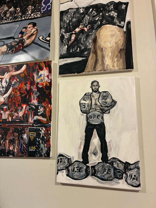 ‘Collect ‘Em All’ Original Mighty Mouse Art Portrait