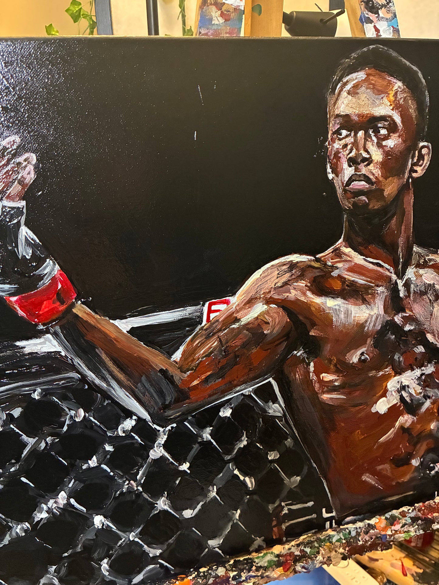 Israel Adesanya Original Art Portrait