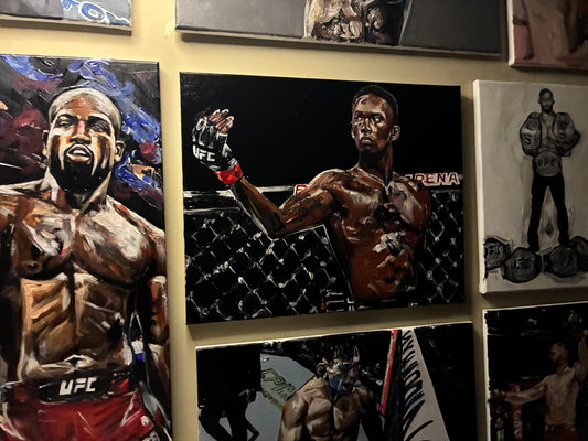 Israel Adesanya Original Art Portrait