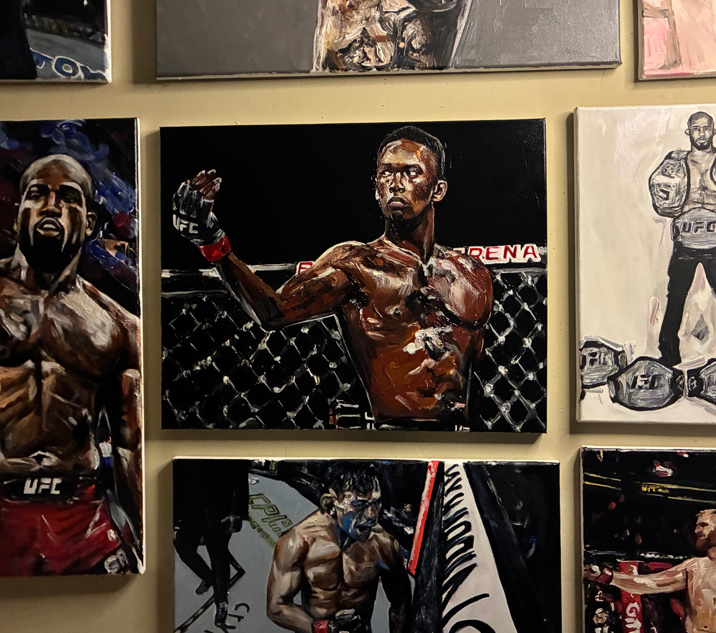 Israel Adesanya Original Art Portrait