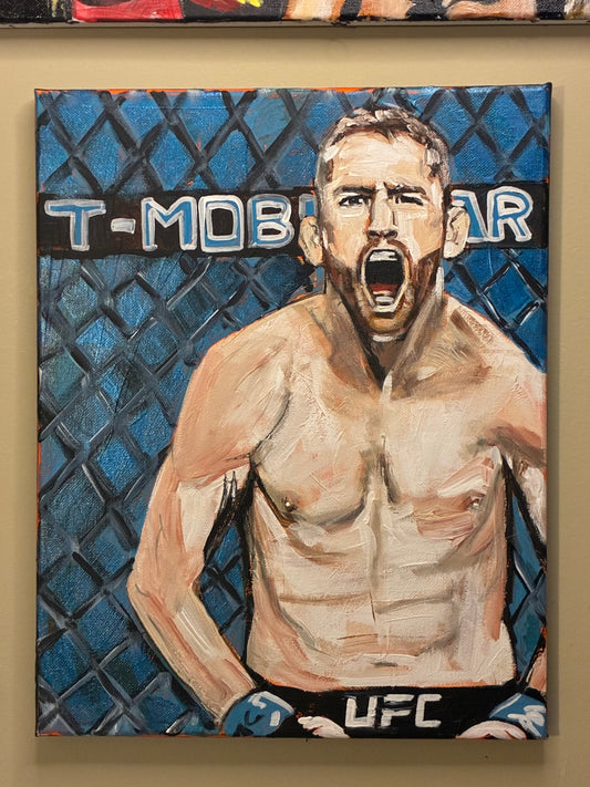 Cory Sandhagen Original on Canvas