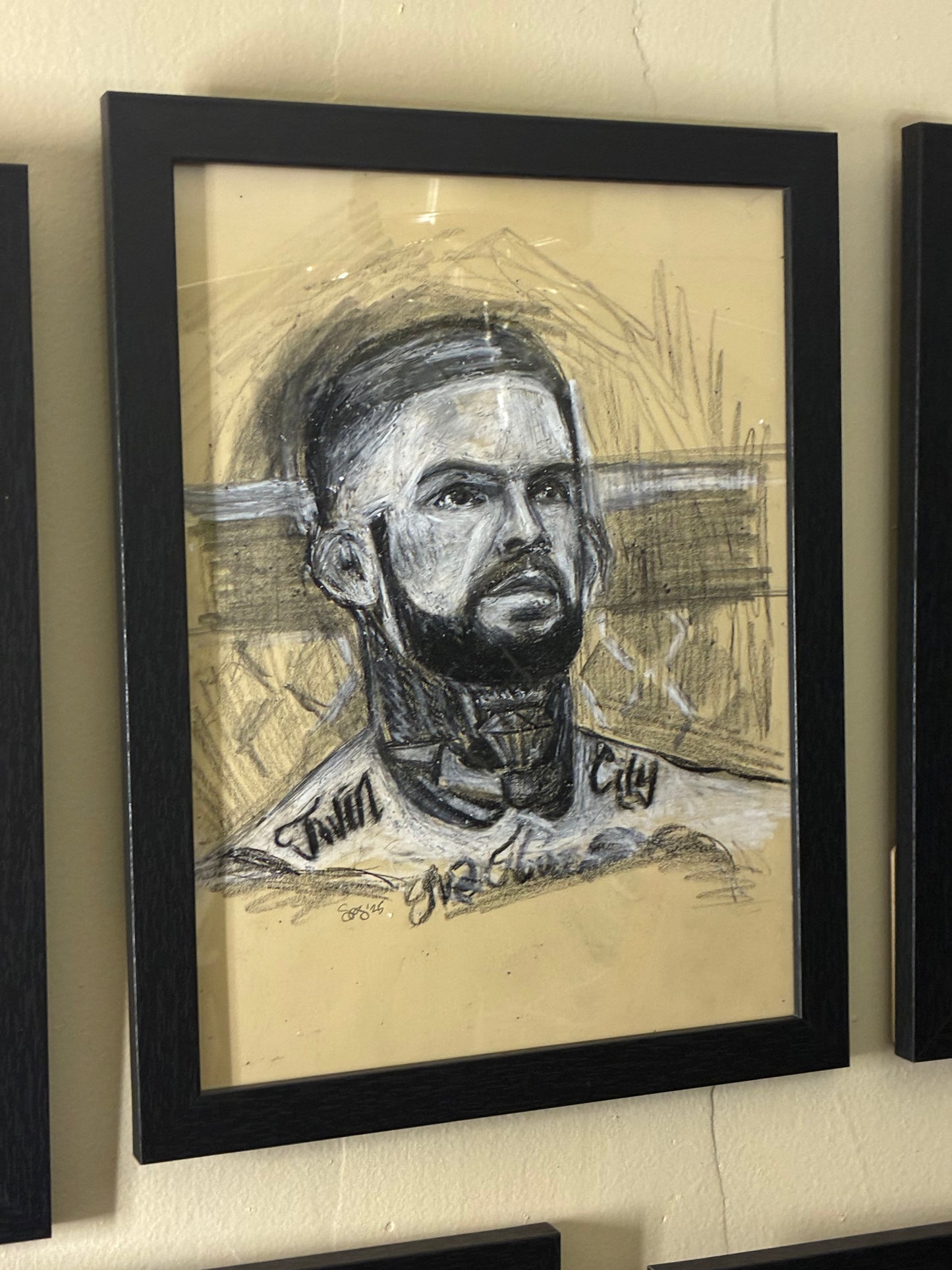 Cody Garbrandt Original Art Framed
