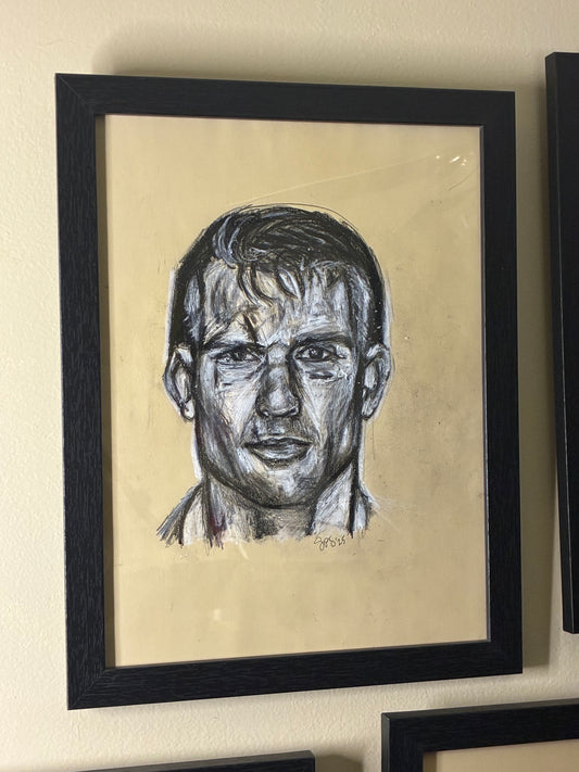 Wonderboy Original Art Framed