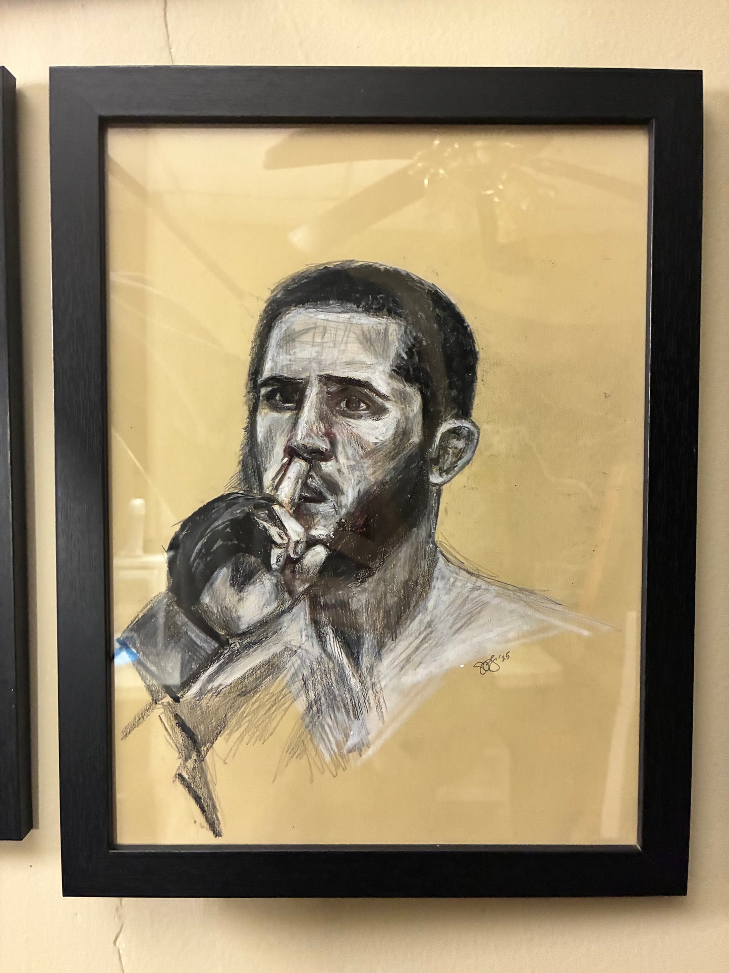 Islam Makhachev Original Art Framed