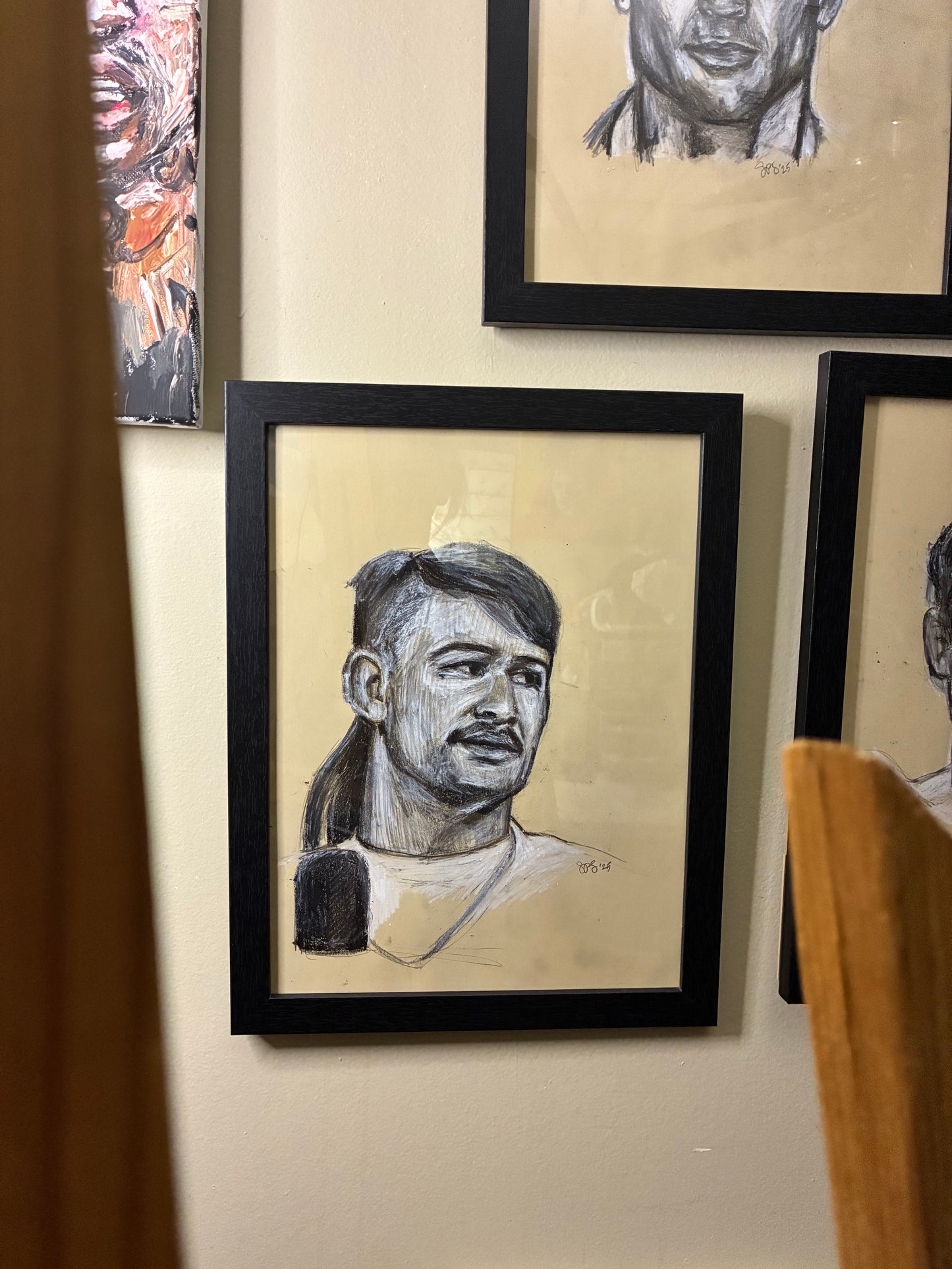 Diego Lopes Original Art Framed